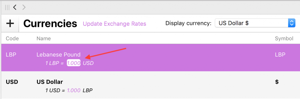 Supported Currencies And Directions For Manually Updating Exchange 